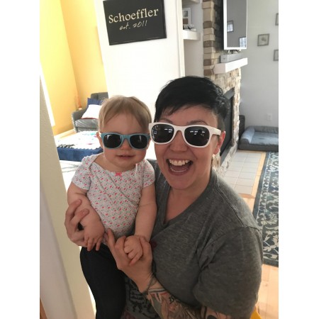 Roshambo Ice Ice Baby Junior niebieskie - okulary przeciwsłoneczne z polaryzacją 5+